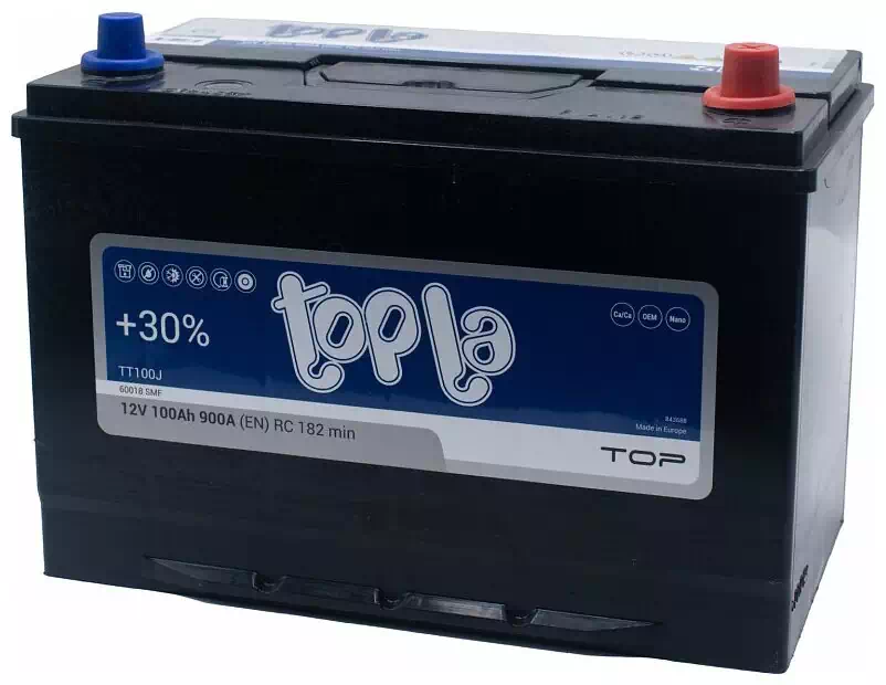 Автомобильный аккумулятор TOPLA Top 100Ah 900A оп