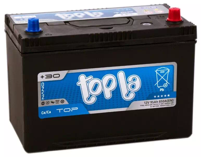 Автомобильный аккумулятор TOPLA  95Ah 850A оп
