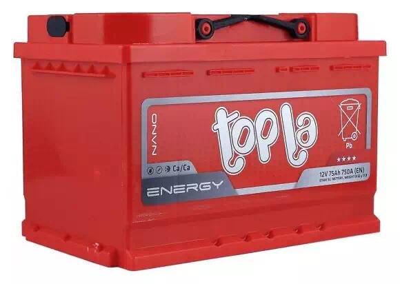 Автомобильный аккумулятор TOPLA Energy 75Ah 750A оп